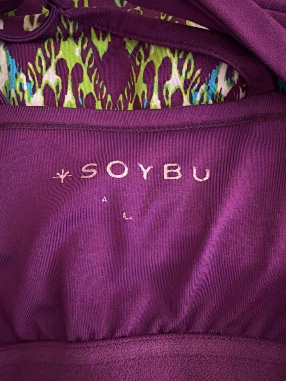 Soybu Purple Patterned Racerback Dress - Picture 3 of 3